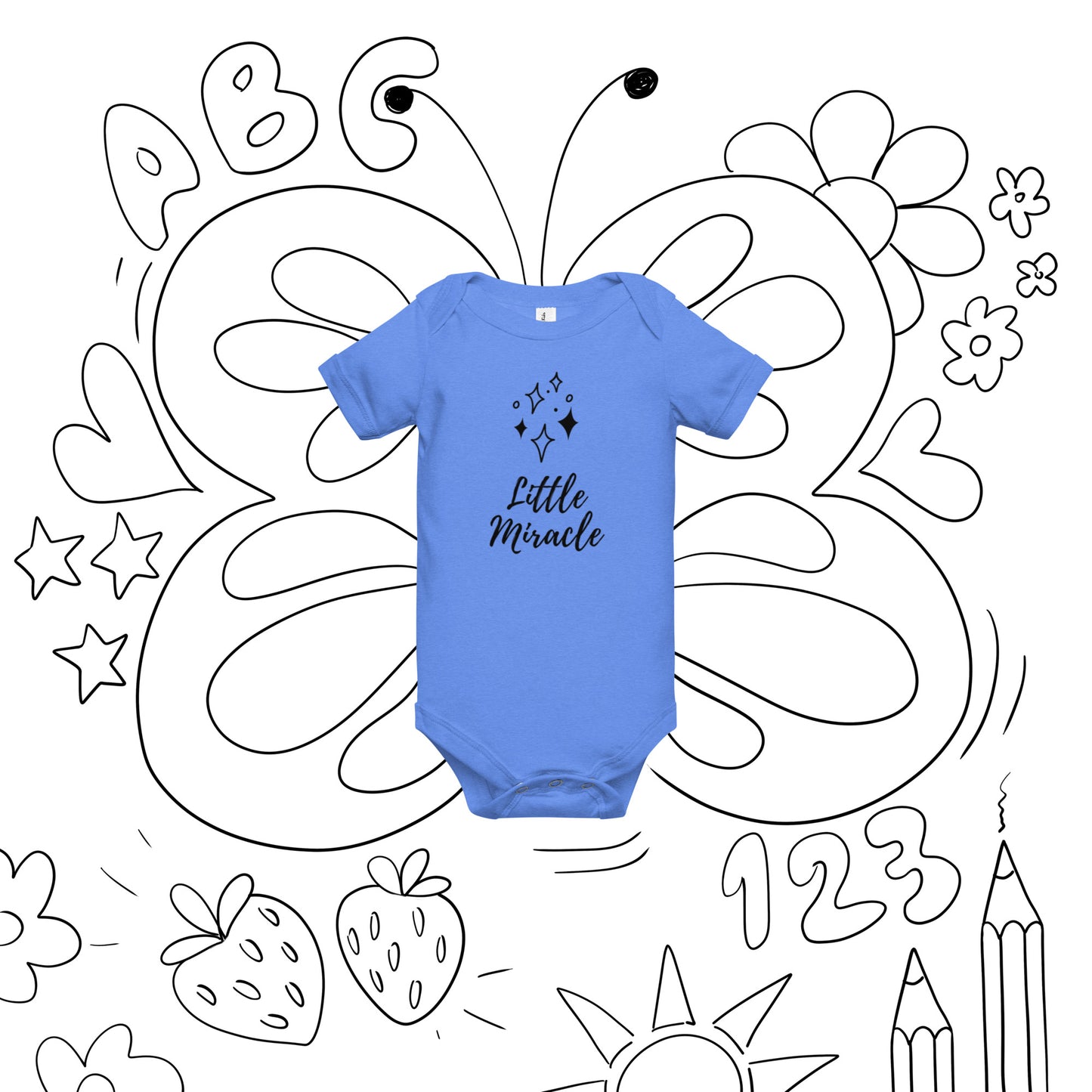 Baby Short Sleeve One Piece: Little Miracle