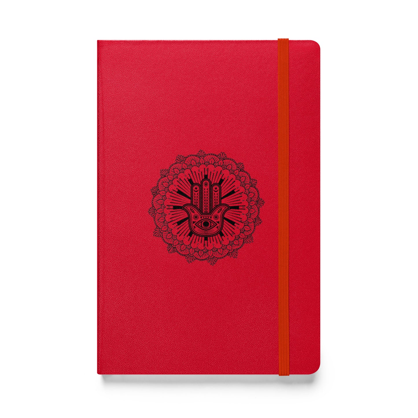 Hardcover Bound Notebook: Hand of Fatima Mandala