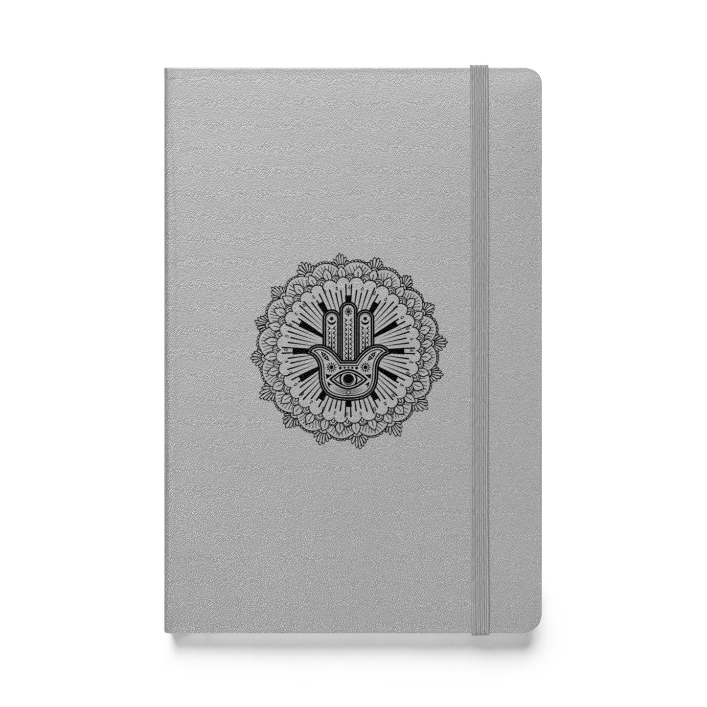 Hardcover Bound Notebook: Hand of Fatima Mandala