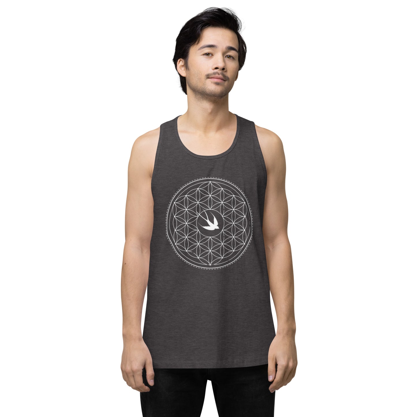 Men’s Premium Tank Top: Freedom Mandala
