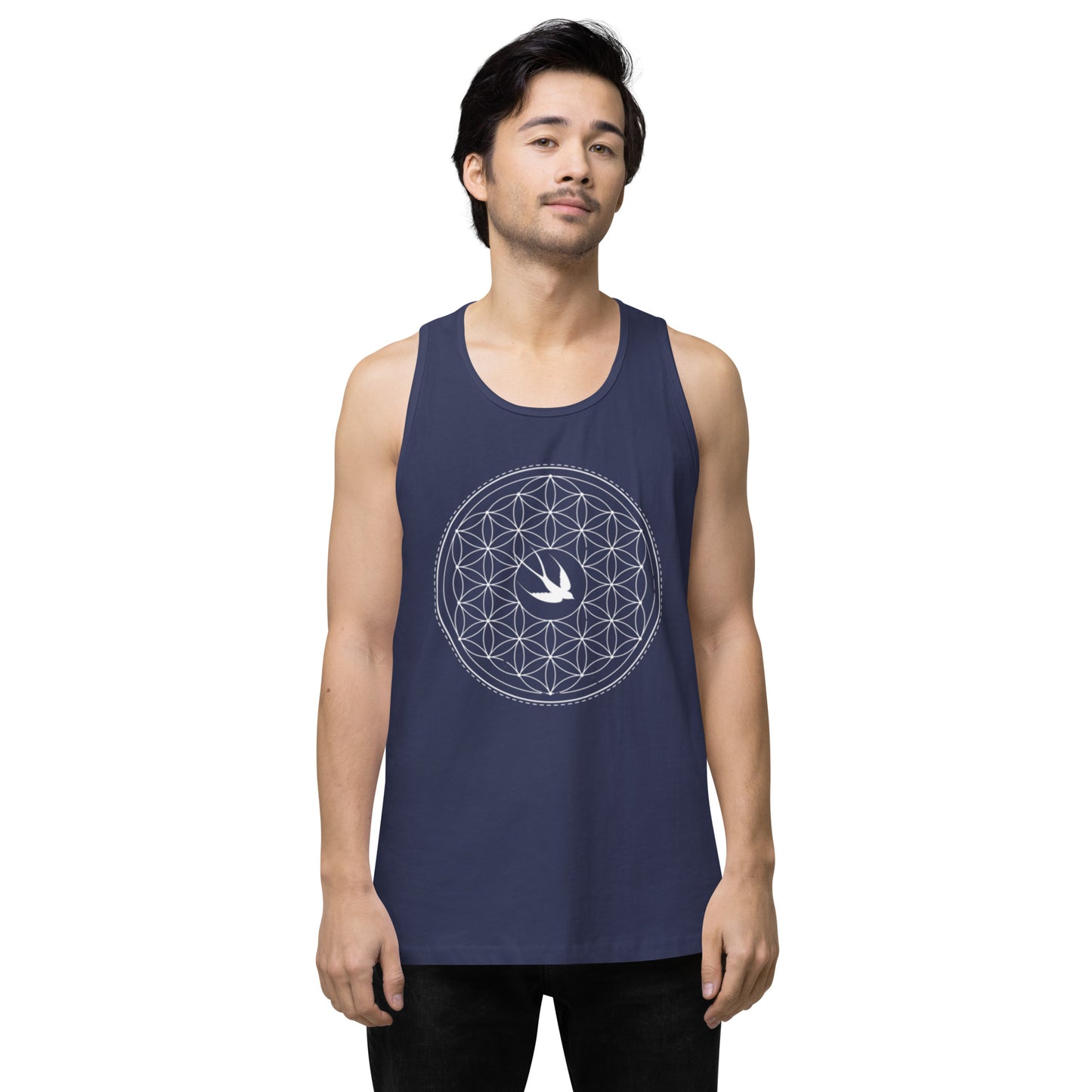 Men’s Premium Tank Top: Freedom Mandala