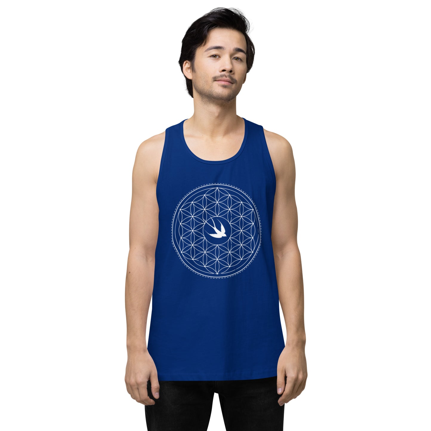 Men’s Premium Tank Top: Freedom Mandala
