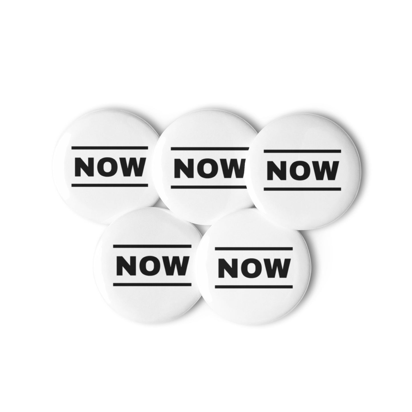 Set of Pin Buttons: Now