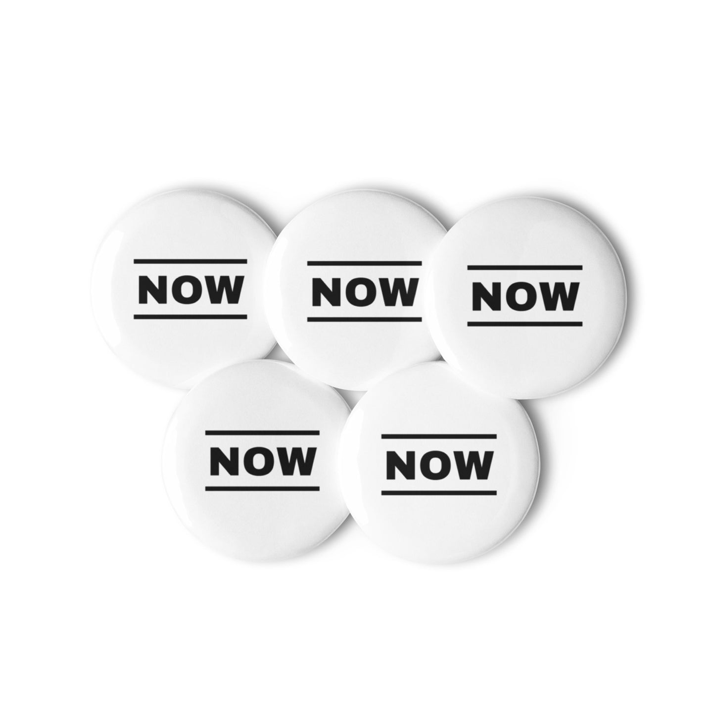 Set of Pin Buttons: Now