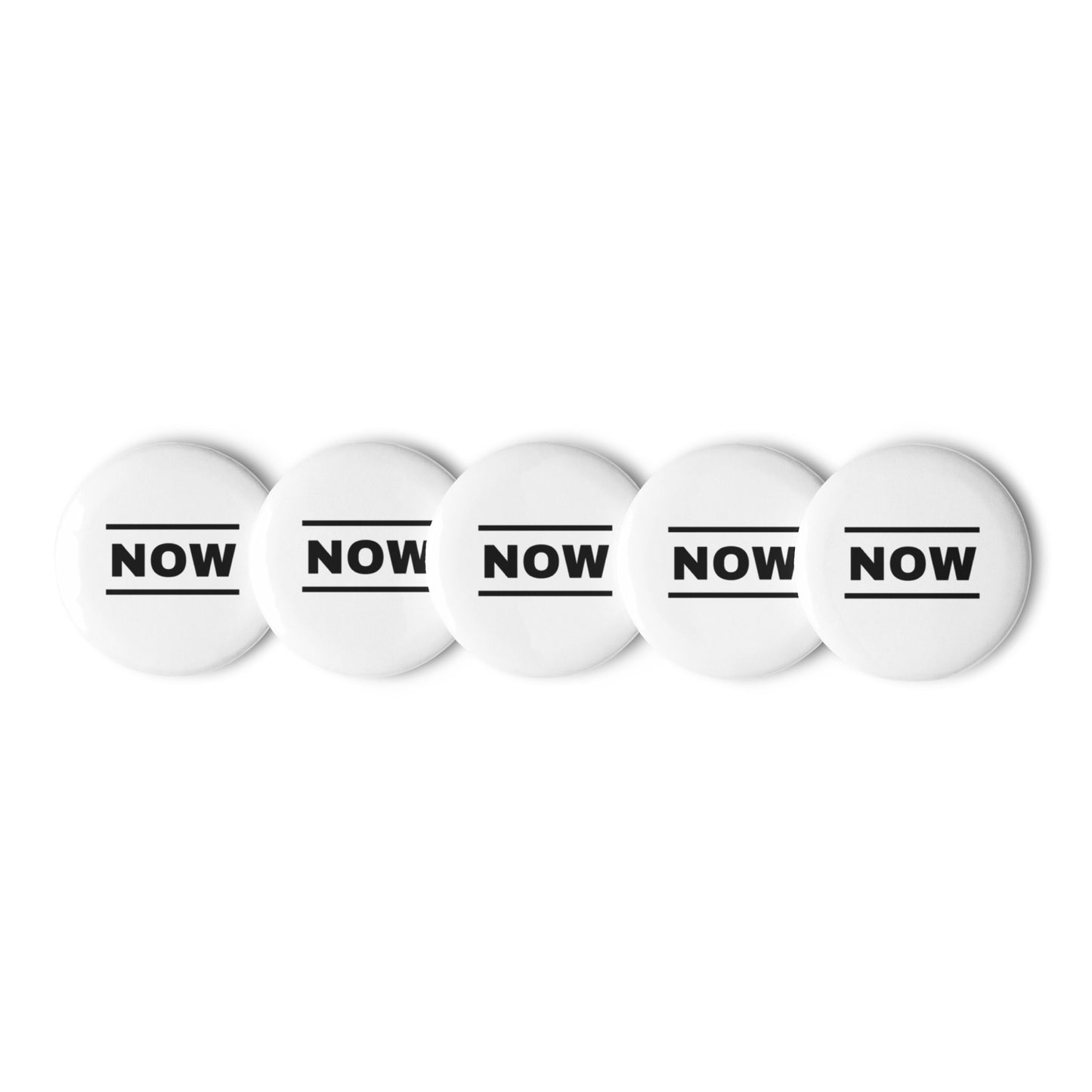 Set of Pin Buttons: Now