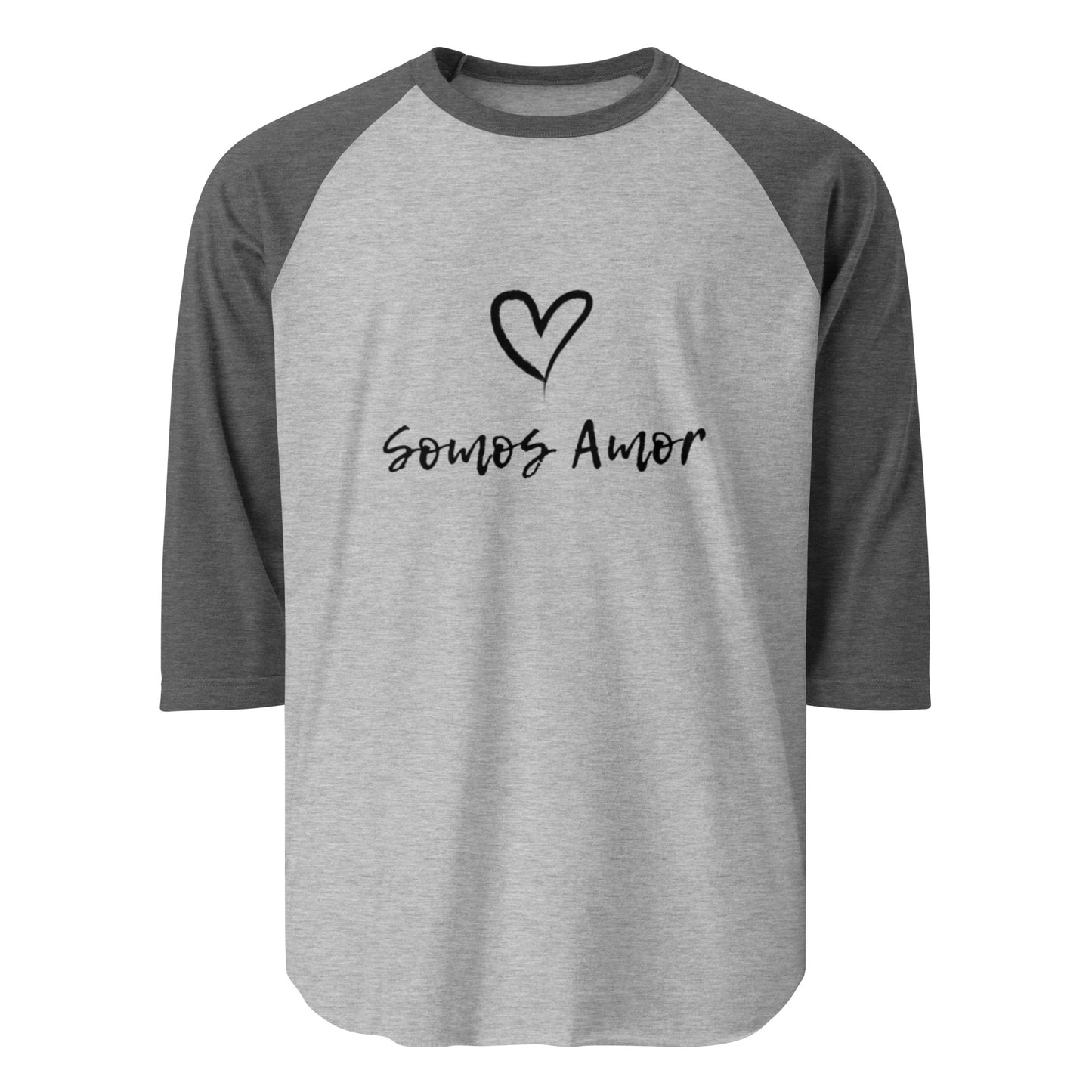 3/4 Sleeve Raglan Shirt: Somos Amor