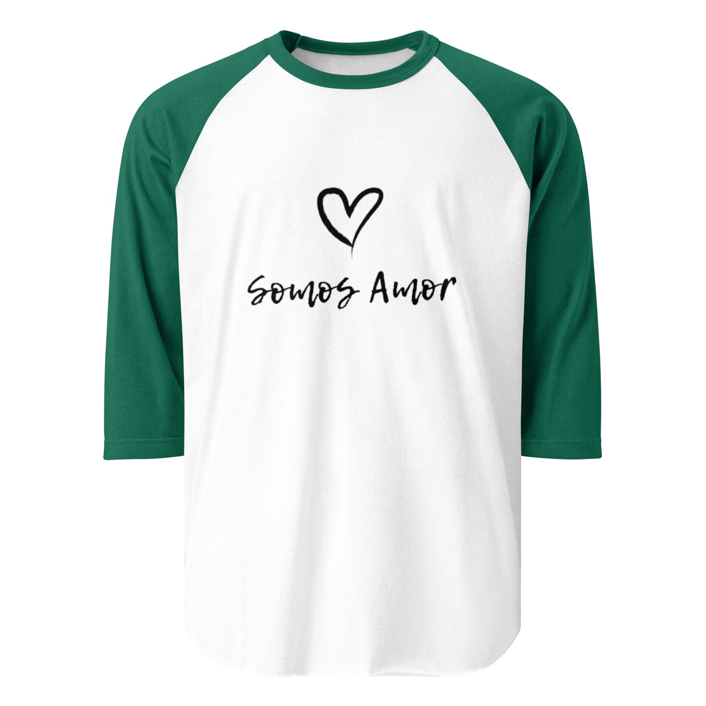 3/4 Sleeve Raglan Shirt: Somos Amor
