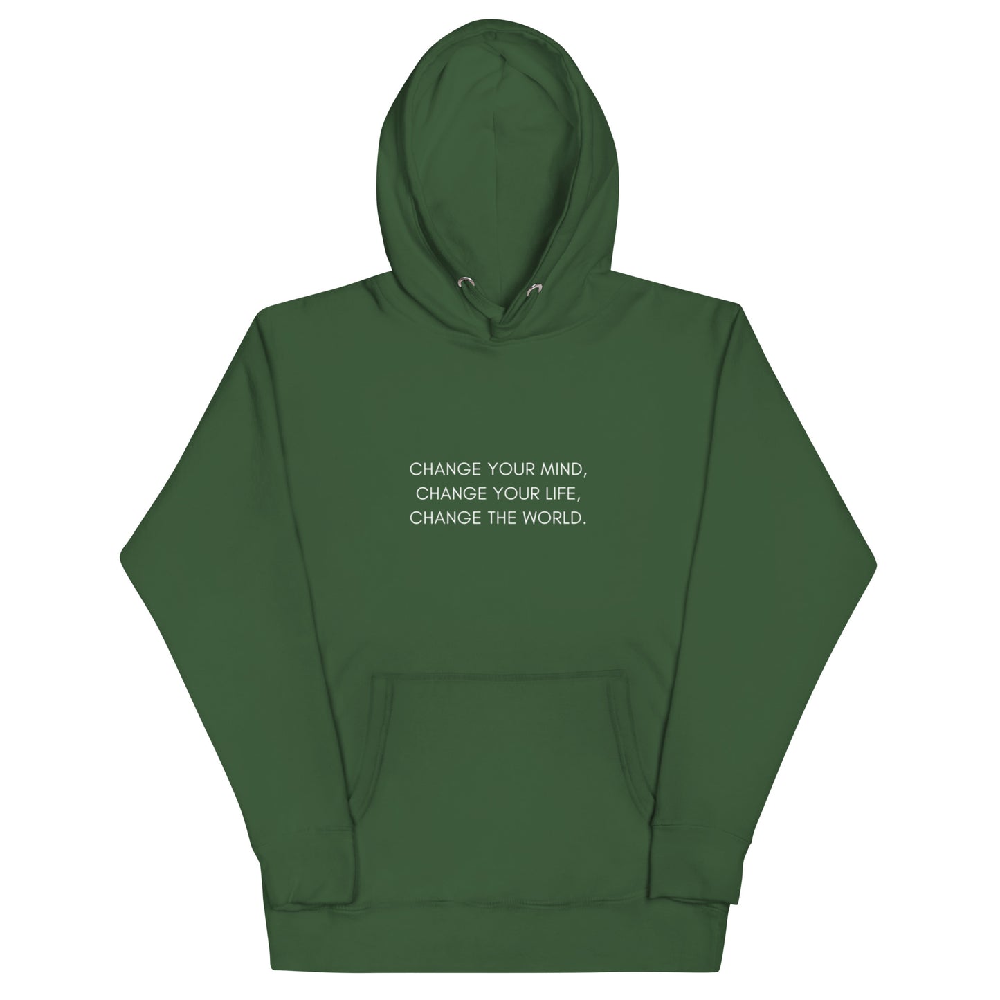Unisex Hoodie: Change Your Mind, Your Life, The World