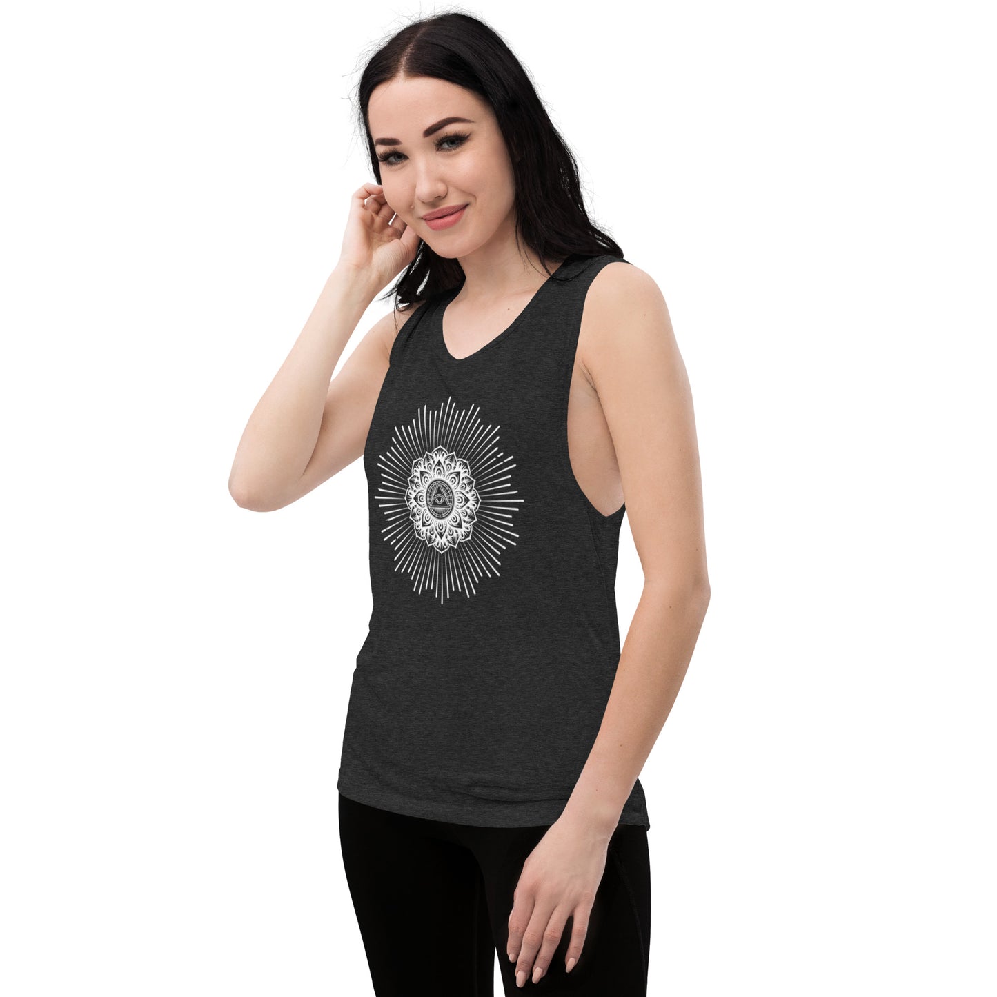 Ladies’ Muscle Tank: Know Thyself Mandala