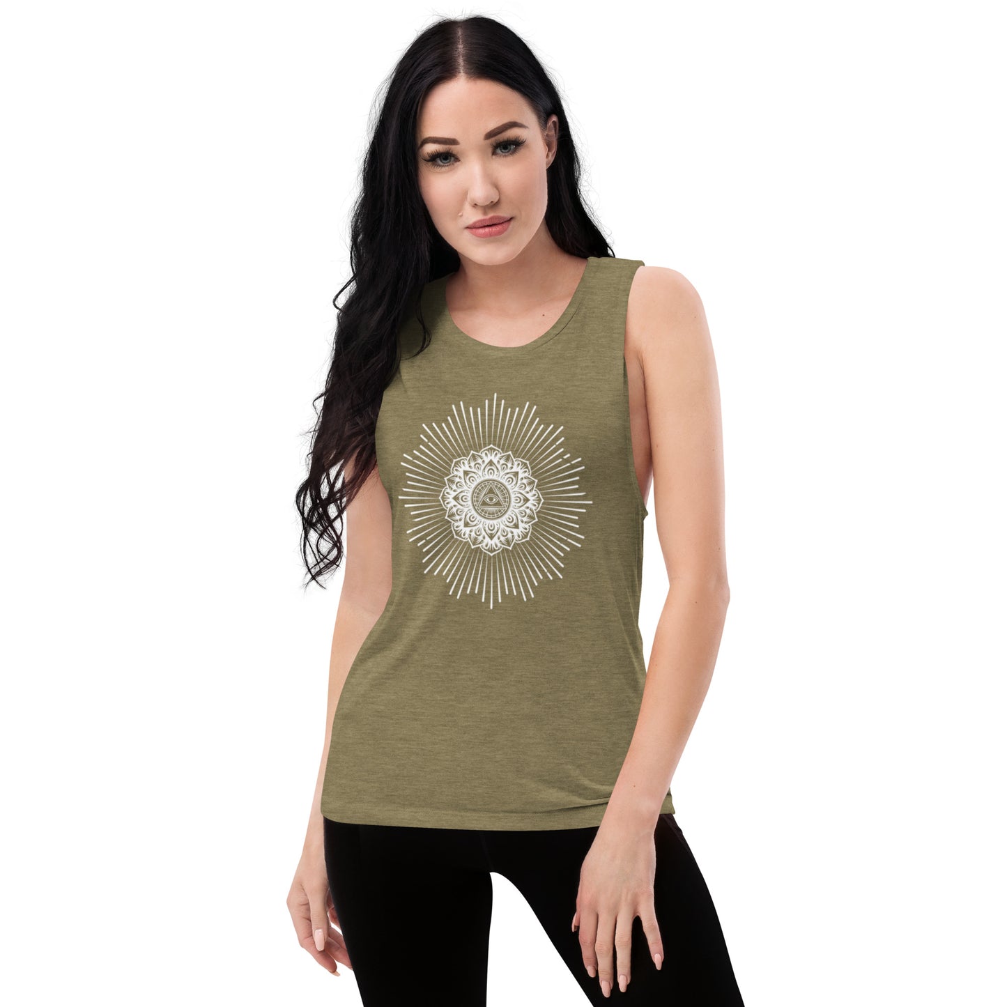 Ladies’ Muscle Tank: Know Thyself Mandala