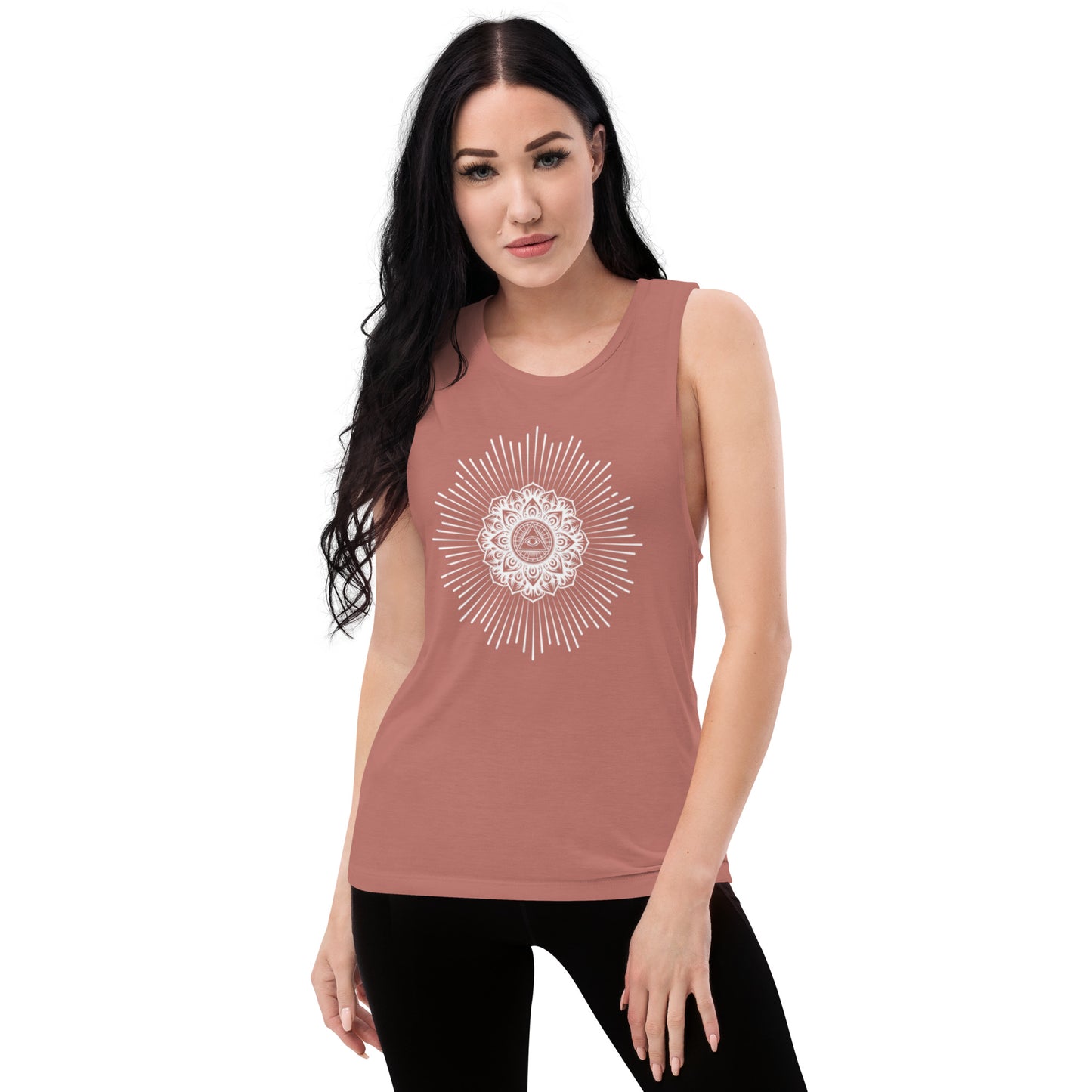 Ladies’ Muscle Tank: Know Thyself Mandala