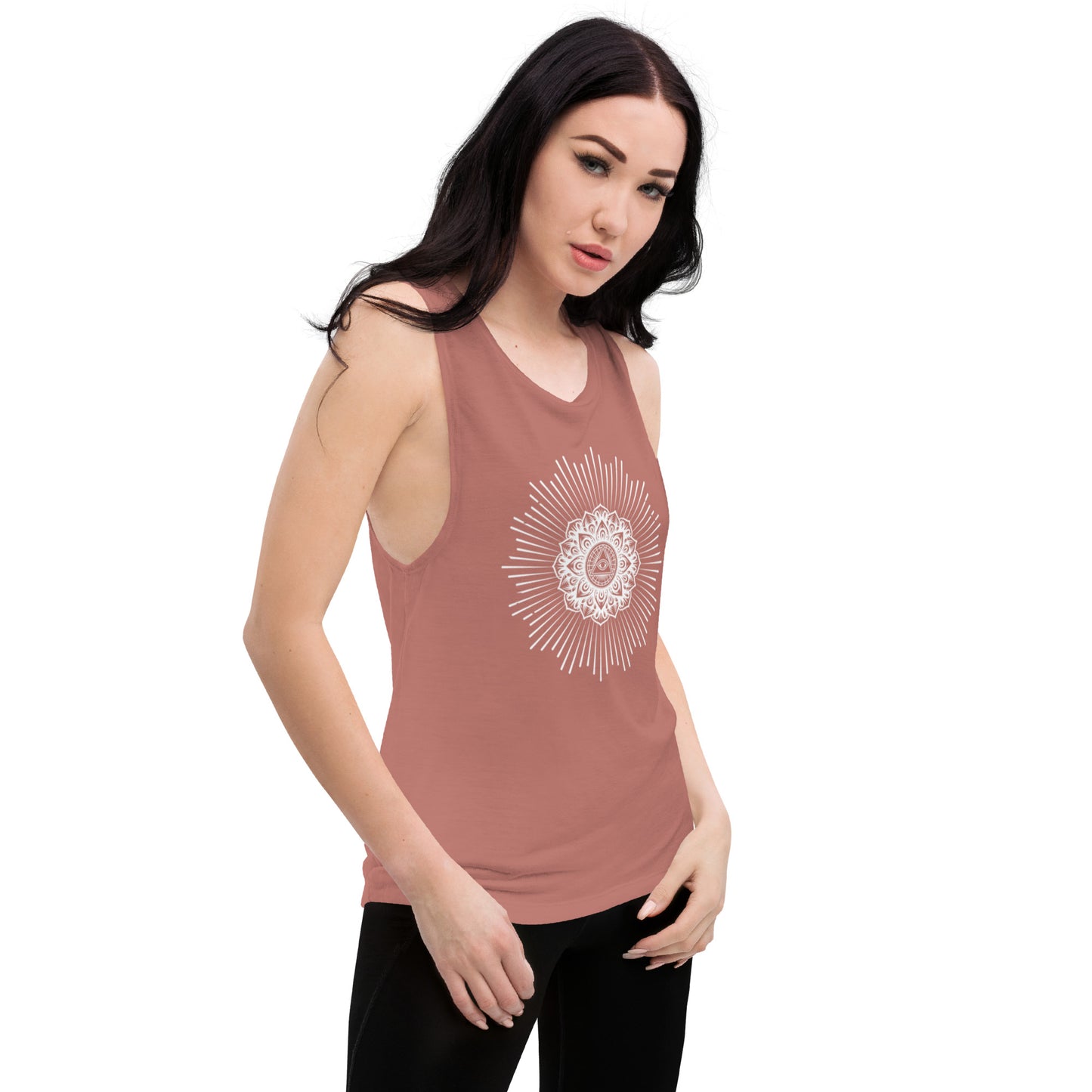 Ladies’ Muscle Tank: Know Thyself Mandala