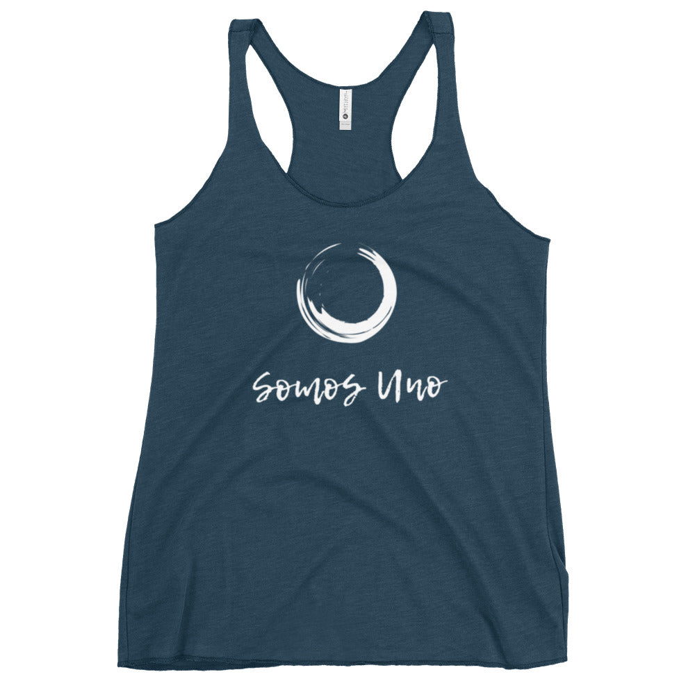 Women's Racerback Tank: Somos Uno