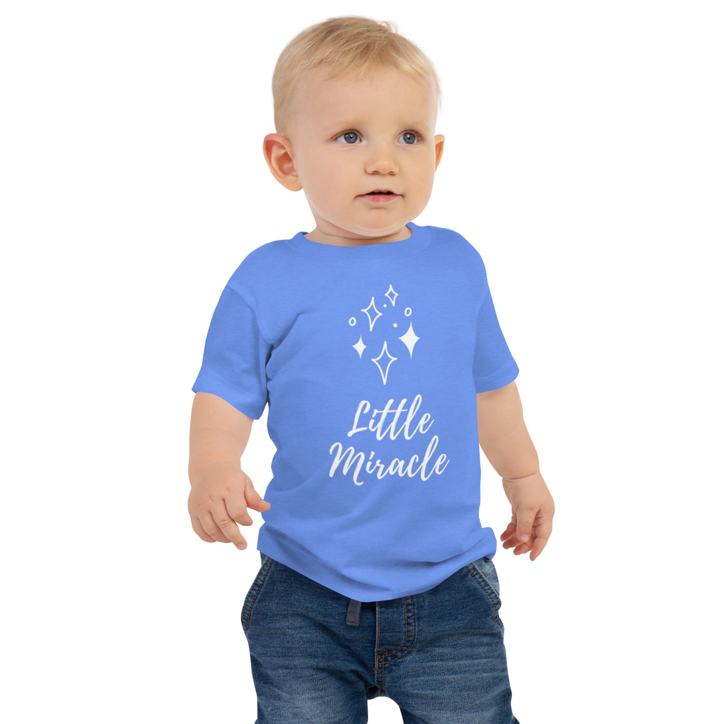 Baby Jersey Short Sleeve Tee: Little Miracle