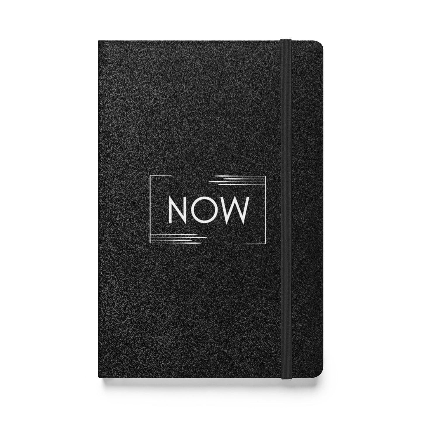 Hardcover Bound Notebook: Now