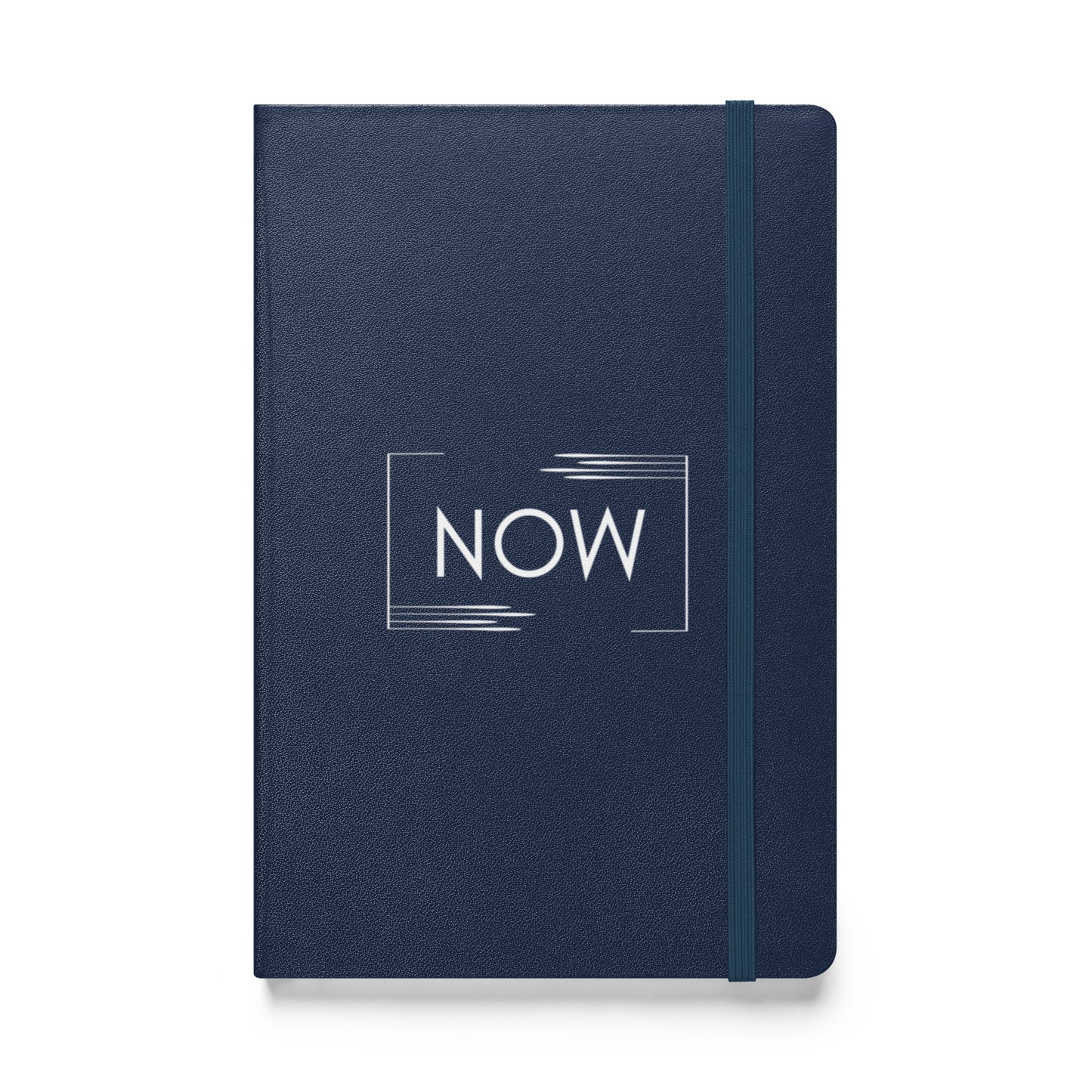 Hardcover Bound Notebook: Now