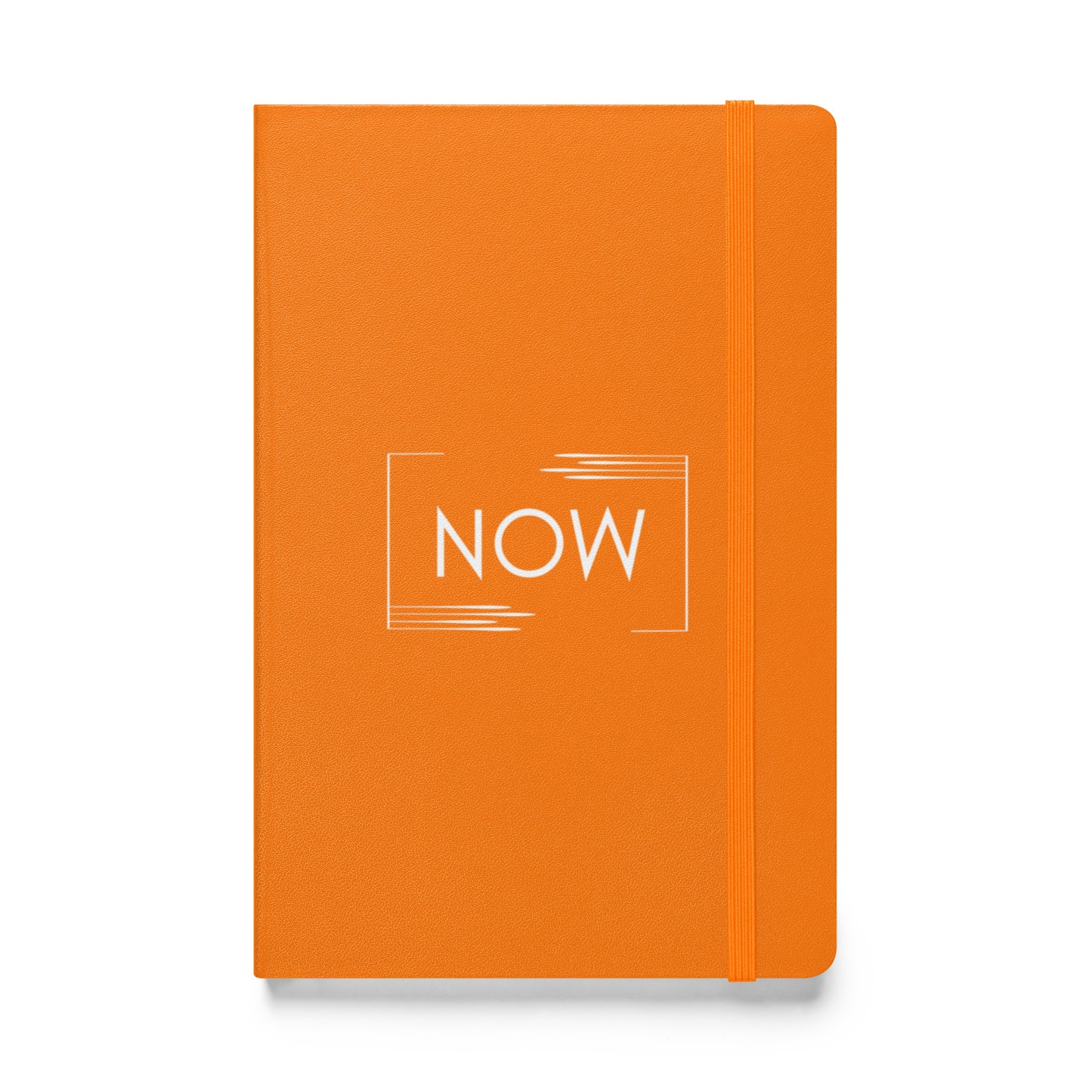 Hardcover Bound Notebook: Now