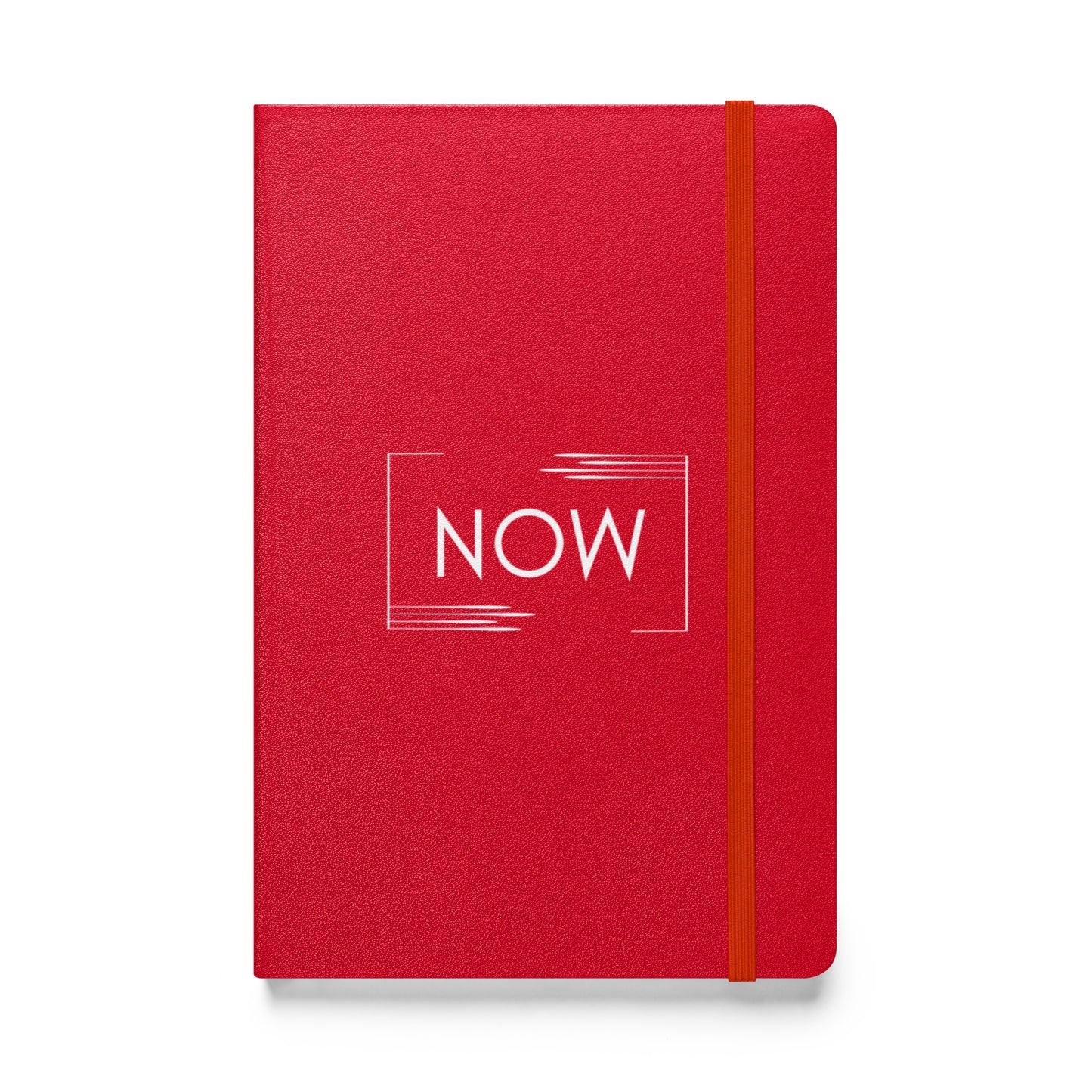 Hardcover Bound Notebook: Now