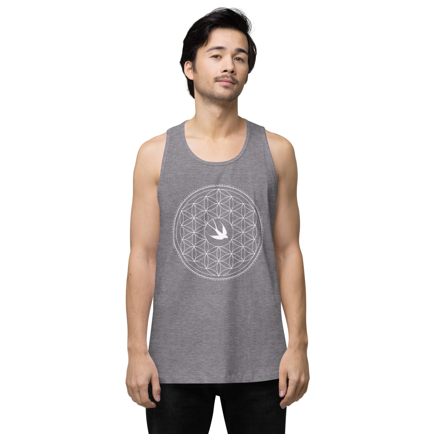 Men’s Premium Tank Top: Freedom Mandala