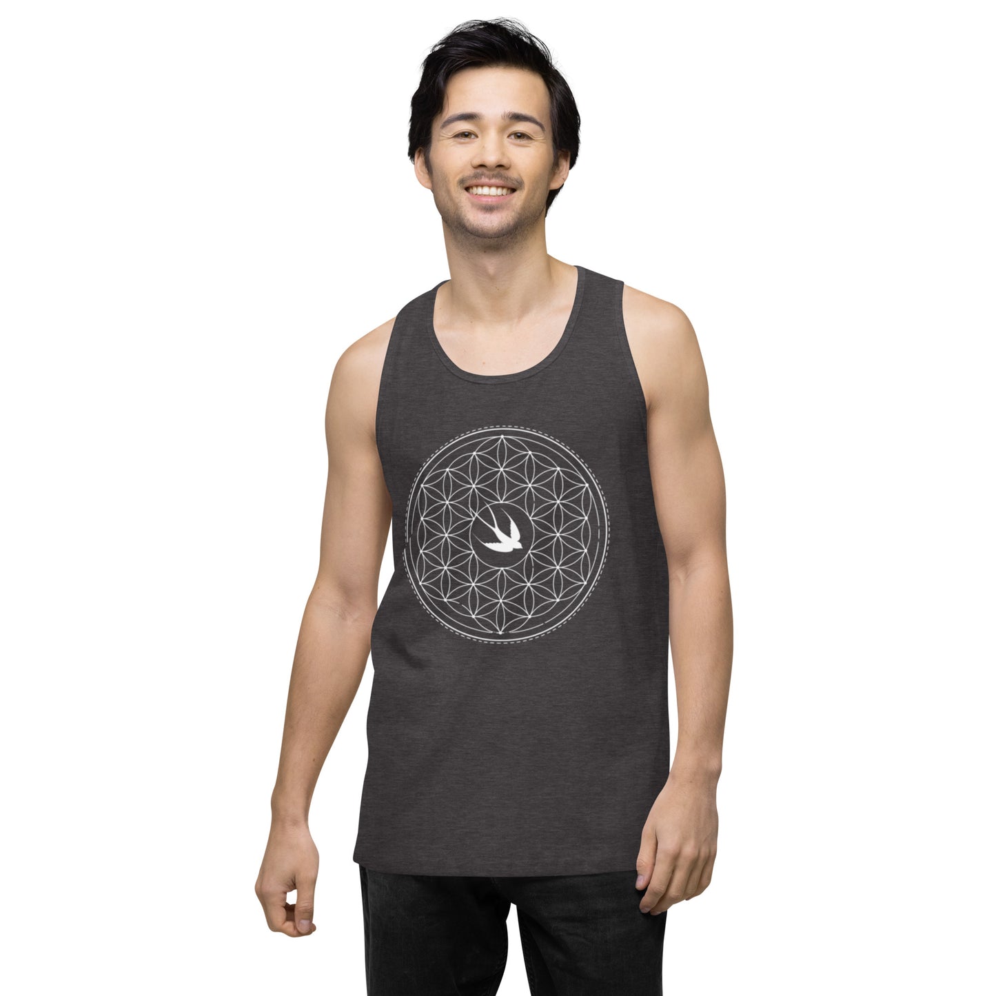 Men’s Premium Tank Top: Freedom Mandala