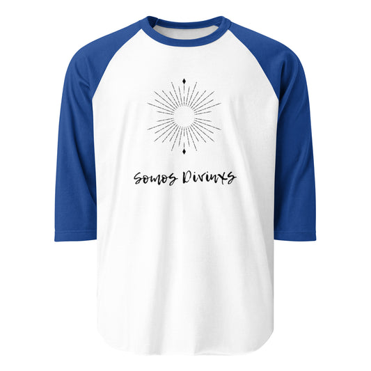 3/4 Sleeve Raglan Shirt: Somos Divinxs