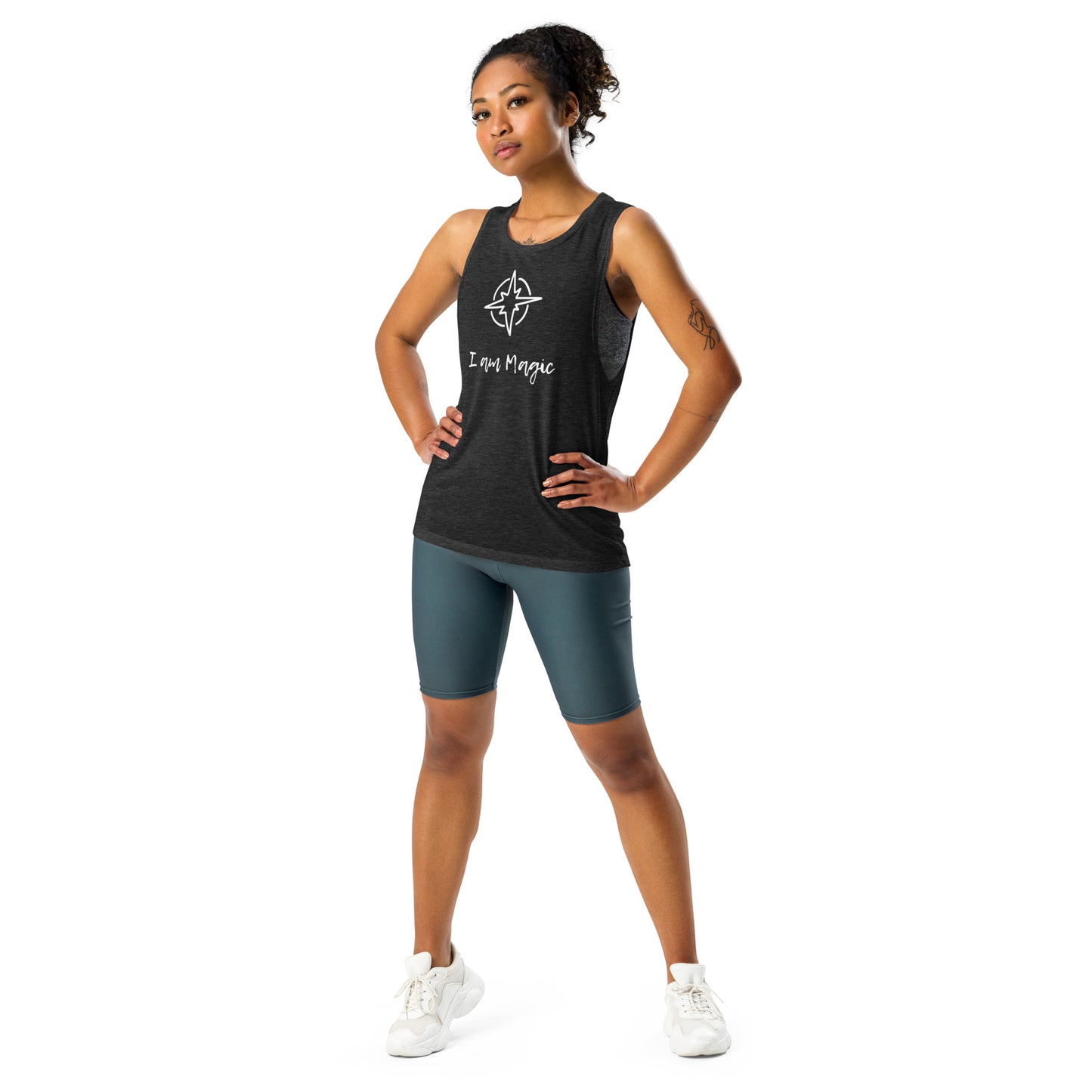 Ladies’ Muscle Tank: I Am Magic