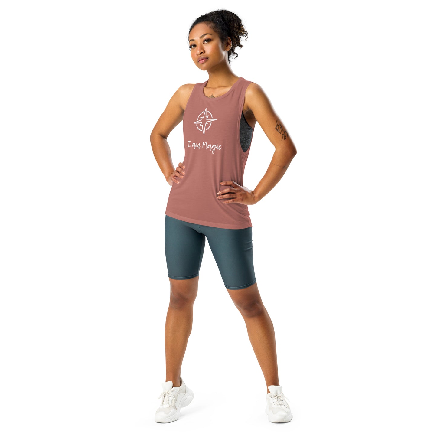 Ladies’ Muscle Tank: I Am Magic